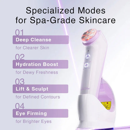 DermRays FusionGlow Multi-Functional Microcurrent Facial Toning Device